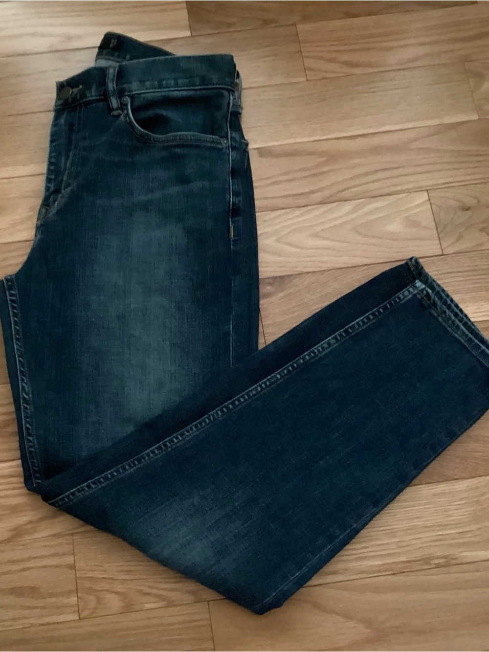 Banana Republic Men's Dark Indigo athletic fit Jeans